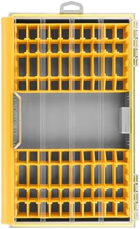RUNCL 3700 Jerkbait Box, Waterproof Floating Lure Storage Box with Adjustable Dividers, Clear Rust-Proof Utility Tray for Terminal Tackle, Hooks and Sinkers by RUNCL