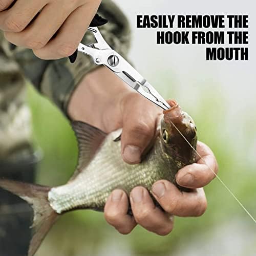 Hikary Long Nose Fishing Pliers,Ice Fishing Gear,Stainless Steel Hook Remover Braid Cutter Rustproof Fishing Multi-Tools Fishing Gripper for Freshwater Saltwater - Image 6