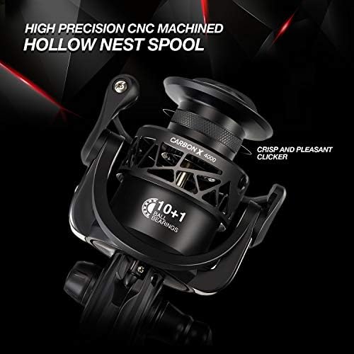 Piscifun Carbon X Ultralight Spinning Reel, Carbon Frame, 33lb Max Drag - Image 6