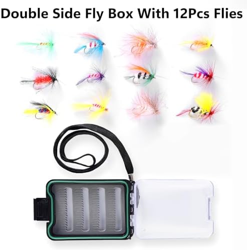 Fly Fishing Rod and Reel Combo - 3/5/8 WT Starter Kit with 4-Piece Fly Rod - Image 6