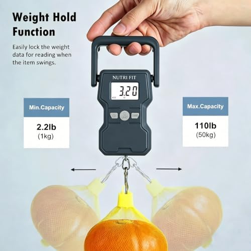 NUTRI FIT Luggage Weight Scale 110lb Hanging Luggage Scale for Suitcase - Image 3