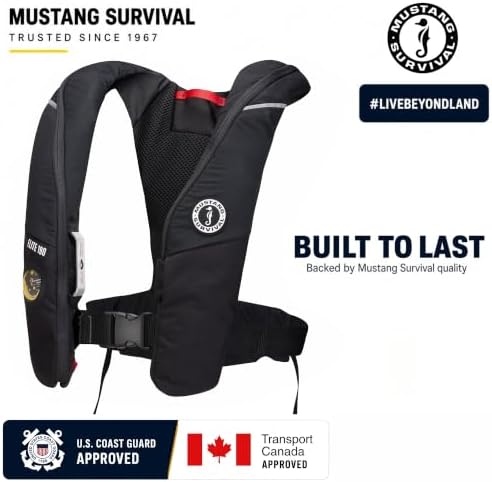 Mustang Survival Elite 190 PFD Black - Image 4