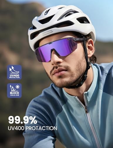 Lamicall 24g Polarized Sports Sunglasses for Men Women - UV400 Protection Sun Glasses for Baseball Running Cycling Fishing - Image 2