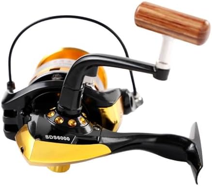 Diwa Spinning Fishing Reels for Saltwater Freshwater 1000 2000 3000 4000 5000 6000 Series Fishing Spool Left/Right Interchangeable Trout Carp Spinning Reel Light and Smooth - Image 4