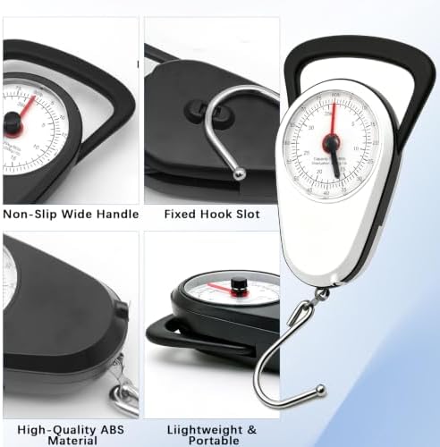 Luggage Weight Scale with Hook, 2PC Hanging Scale for Fish Travel, 80 Lbs - Image 3