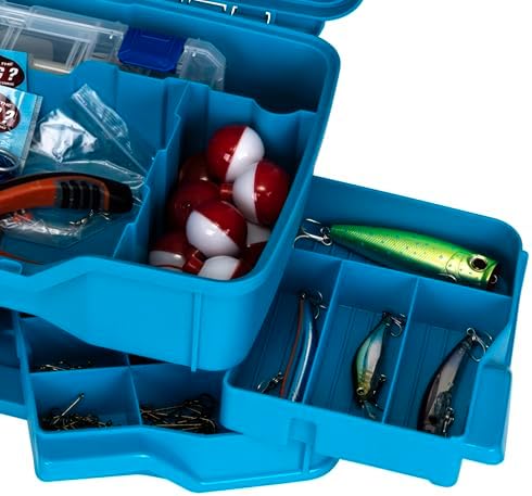 Flambeau Outdoors NextGen 4/0 M Tackle Box 4 Pivot Trays 23 Slots, Blue - Image 5