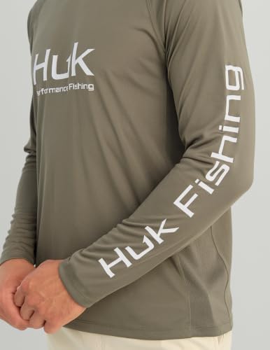 HUK Men's Pursuit Vented Long Sleeve Fishing Shirt (+30 UPF) - Image 4
