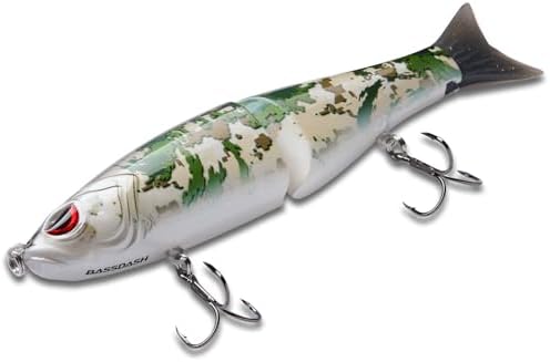 Bassdash SwimShad Glide Baits Jointed Swimbait Bass Pike Salmon Trout Muskie Fishing Lure - Image 6