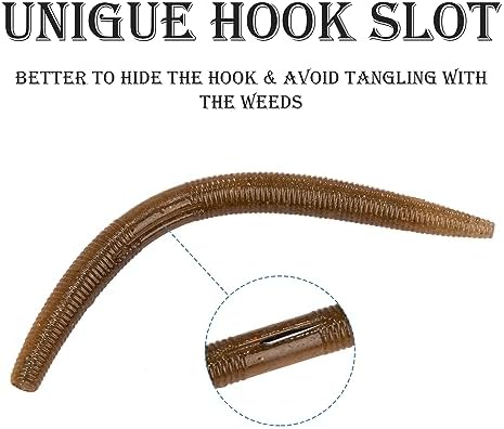 4"/5" Senko Worms Kit, Salt Impregnated Soft Plastic Lures - Image 3