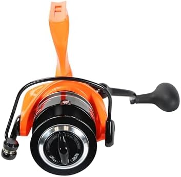 Okuma Cat Slayer Custom Spinning Reel – 6000 Size Catfish Reel with DFD Dual Force Drag, Flite Drive System, UV Reactive Body, Neon Green, CSC-6000NO - Image 3