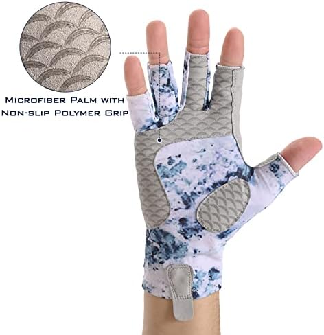 KastKing La Sal UPF50+ Fingerless Fishing Gloves, Men and Women - Image 4