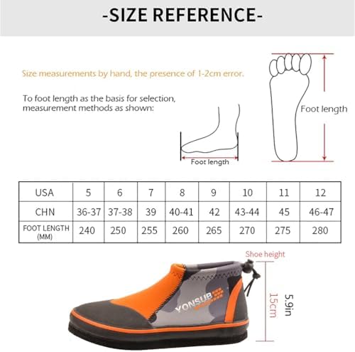 Rock Fishing Boots with Anti-Slip Felt Sole – 3MM Neoprene Wading Shoes for Men & Women, Durable Surf, Reef, River, and Underwater Hunting Boots for Diving & Kayaking - Image 2