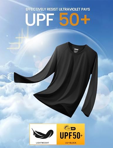 MAGCOMSEN Men's Long Sleeve Shirts UPF 50+ UV Sun Protection Athletic Shirts for Hiking Running Workout Rash Guard - Image 4
