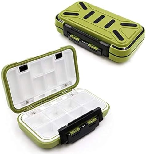 Fishing Lure Boxes, Waterproof Portable Tackle Box Organizer With Storing Tackle Set Plastic Storage - Mini Utility Lures Fishing Box, Small Organizer Box by LESOVI