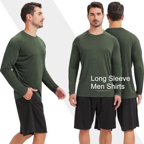 MLYENX 7 Pack Long Sleeve Shirts for Men Sun Protection Quick Dry - Image 5