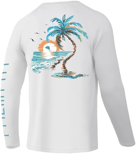 Palmyth Fishing Shirts for Men Long Sleeve UPF 50+ T Shirt Sun Protection by PALMYTH