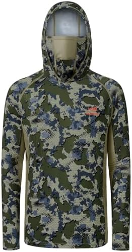 BASSDASH Men's UPF 50+ Camo Long Sleeve Hunting Fishing Hoodie Shirt - Image 5