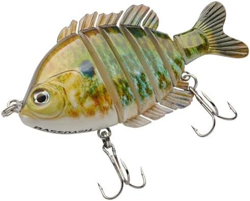 BASSDASH SwimPanfish Multi Jointed Bluegill Bass Fishing Lure Swimbaits - Image 5
