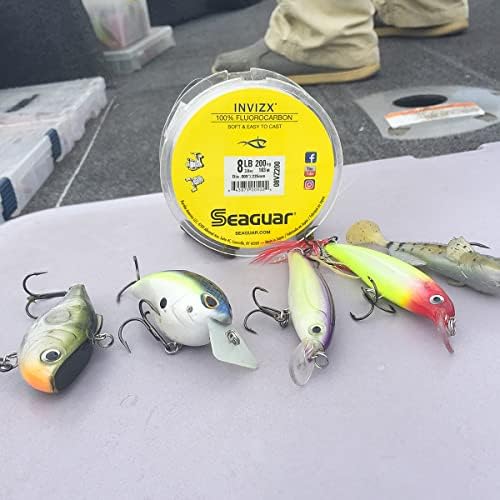 Seaguar InvizX Multi-Species Fishing Line for Casting, Live Bait, Freshwater, 100% Fluorocarbon, Clear, Multiple Sizes - Image 5