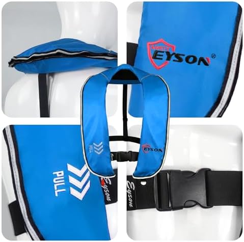 Automatic Inflatable Life Jacket|Life Vest for Adults|PFD Low Profile|Supports up to 330 lbs(YSH701) - Image 4
