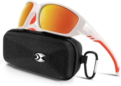 suoso Sports Polarized Sunglasses for Men: Womens UV400 Protection Sun Glasses Wrap Around Goggles for Fishing Driving TR90 by suoso