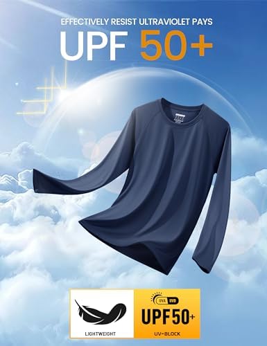 MAGCOMSEN Men's Long Sleeve Shirts UPF 50+ UV Sun Protection Athletic Shirts for Hiking Running Workout Rash Guard - Image 3