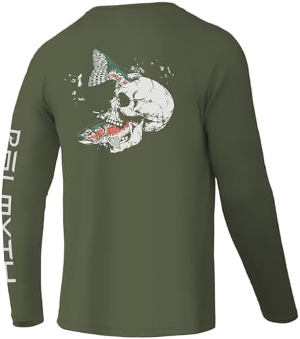 Palmyth Fishing Shirts for Men Long Sleeve UPF 50+ T Shirt Sun Protection by PALMYTH