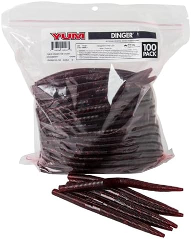 Yum Lures Dinger 5" Bulk 100-Pack by YUMBaitCo