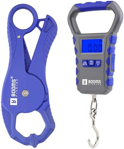 Booms Fishing Digital Fish Scale with Lip Gripper, 65lb Capacity, XW50 by BoomsFishing