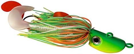 4 New Bearded Buzzbait Bucktail Saltwater Jigs Flounder, Fluke, Bass, Bluefish, Blackfish, Seabass Offshore, Surf Fishing Speed,Slow Jigging,Vertical Pitching Lures - Image 4