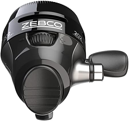 Zebco 202 Spincast Fishing Reel, Right-Hand Retrieve, Durable All-Metal Gears, Stainless Steel Pick-up Pin, Pre-Spooled with 10-Pound Zebco Fishing Line, by Zebco