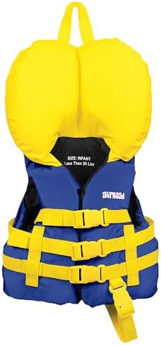 Airhead General Purpose Life Jacket for Adults & Kids - US Coast Guard Approved Life Vest for Men, Women, Youth, Child & Infant, Boating Safety PFD for Fishing & Swimming by Unknown