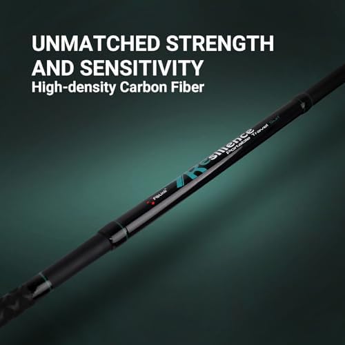 Fiblink 4-Piece Surf Spinning Fishing Rod, Portable Travel-Friendly Pole, Carbon Fiber Fishing Rod (12' H) - Image 3