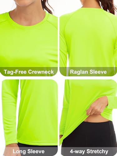 MAGCOMSEN Women's Long Sleeve Shirts UPF 50+ Sun Protection Shirts for Hiking Fishing Workout Rash Guard - Image 5