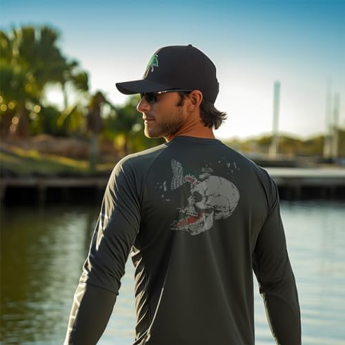 Palmyth Fishing Shirts for Men Long Sleeve UPF 50+ T Shirt Sun Protection - Image 3