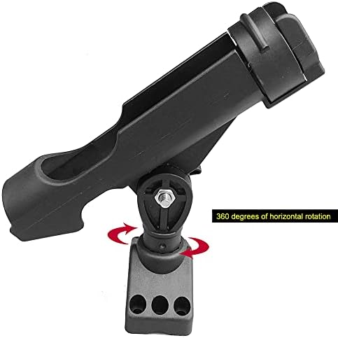 Fishing Rod Holders for Boat Rod Holder 360-degree Kayak Rod Holder Side Deck Mount Rod Holder Boat Fishing Pole Holders - Image 5