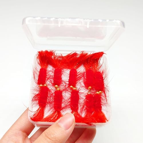 9Pcs Bionics Insects Nymph Flies Fly Fishing Lures Bait for Trout, Bass and Salmon-Streamer Wet Flies - Image 7
