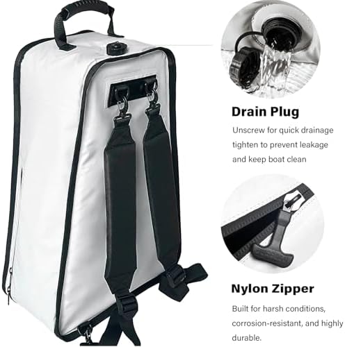 Buffalo Gear Kayak Fish Cooler Bag, 25in Portable Kayak Cooler for Caught Fish,Leak Proof Kayak Fishing Kill Bags with Shoulder Strap - Image 4