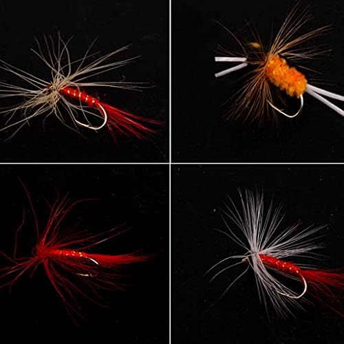 Fly Fishing Fly Hooks Dry Wet Nymphs Streamers for Trout Salmon Grayling Fishing with Box Dry - Image 5