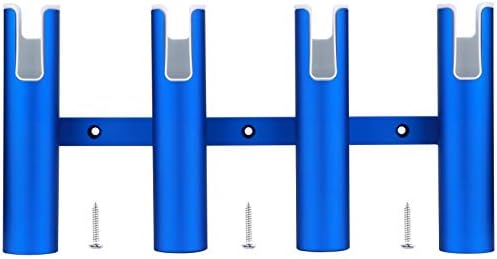 Aluminium Wall-Mounted Fishing Rod Holder for Boat, Garage & Marine - Holds Rods & Poles by Hoffen