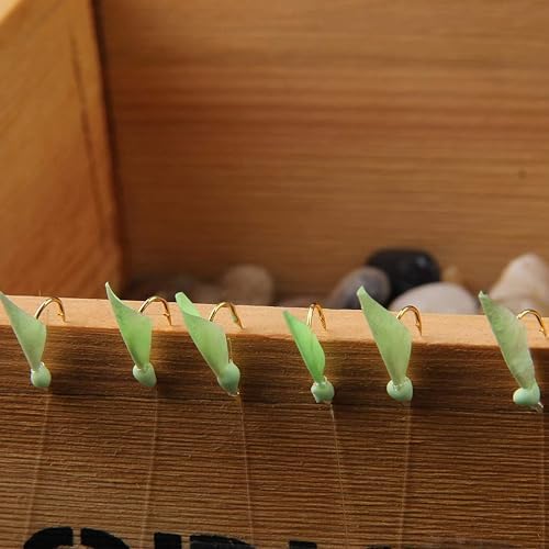 Fishing Bait Rigs Saltwater Surf Fishing Lures Bait Rig with Real Fish Skin Glow Beads Sharp Hooks Swivels Surf Fishing Rigs Sea Bass Cod Herring Hook Rig Size 4 6 8 - Image 6
