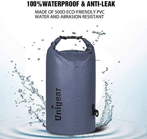 Unigear Floating Waterproof Dry Bag for Kayaking, 2L/5L/10L/20L/30L/40L - Image 2