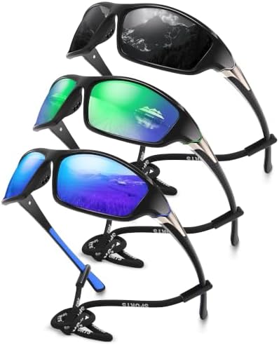 Polarized Sports Wrap Around Sunglasses Men Fishing Running Golf by Foliful