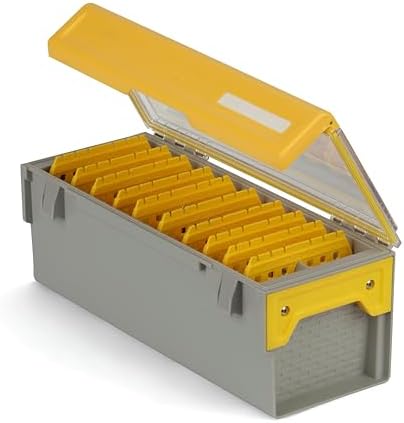 Plano EDGE Short Hang Box, Stores 40 Crankbaits, with Rust-Preventive Rustrictor, Dri-Loc Watertight Seal, WaterWick, DuraView Transparent Lid, Stackable Storage for Fishing Organization - Image 4