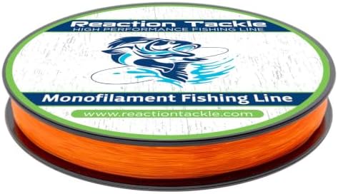 Reaction Tackle Monofilament Fishing Line, Pro Grade Nylon Mono Line by ReactionTackle