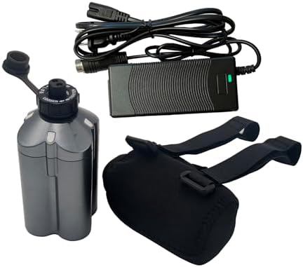 Charger RB-CC4002 + 14.8V 5000mAh BM5000 Electric Fishing Reel Battery for Daiwa BM2900, BM2300N, BM2000, for Daiwa Tanacom 750/1000, for Shimano Beastmaster 9000 [with Battery Sheath] by WeideBATT