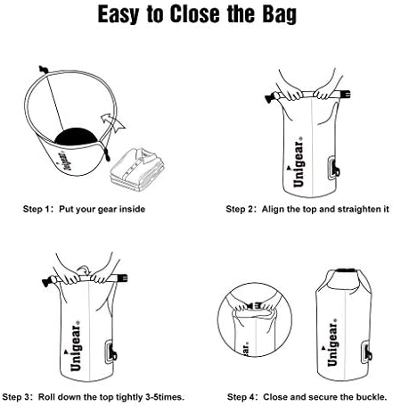 Unigear Floating Waterproof Dry Bag for Kayaking, 2L/5L/10L/20L/30L/40L - Image 6
