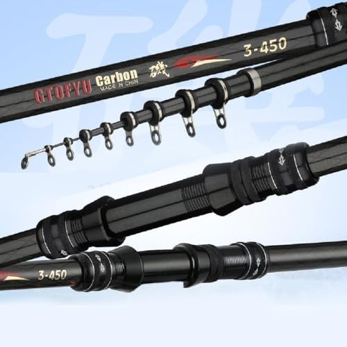 Portable Telescopic Fishing Rod – 9/12/15/18/20ft Carbon Spinning Rod, Ultralight for Small to Medium Fish, Lure 0.2-1.5oz, Ideal for Travel, Trout & Carp - Image 3