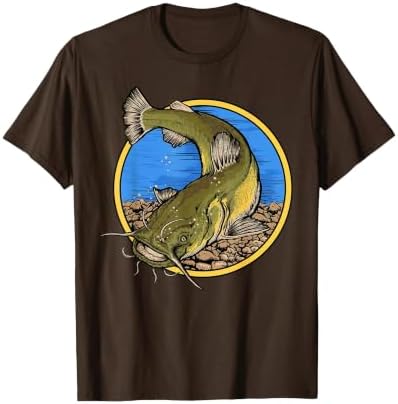 Flathead Catfish Fishing T-Shirt by Hunting+%26+Fishing+Merch