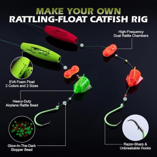 Goture Catfish Rig Making Kit,274pcs/300pcs Catfishing Tackle - Image 4